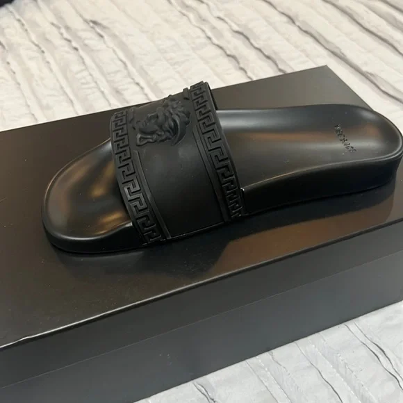 Versace | Shoes | Brand New Mens Versace Palazzo Slides  display picture 3